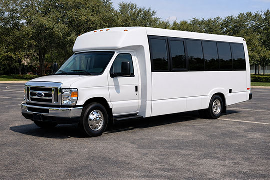 18-passenger minibus available for charter in Manchester, NH